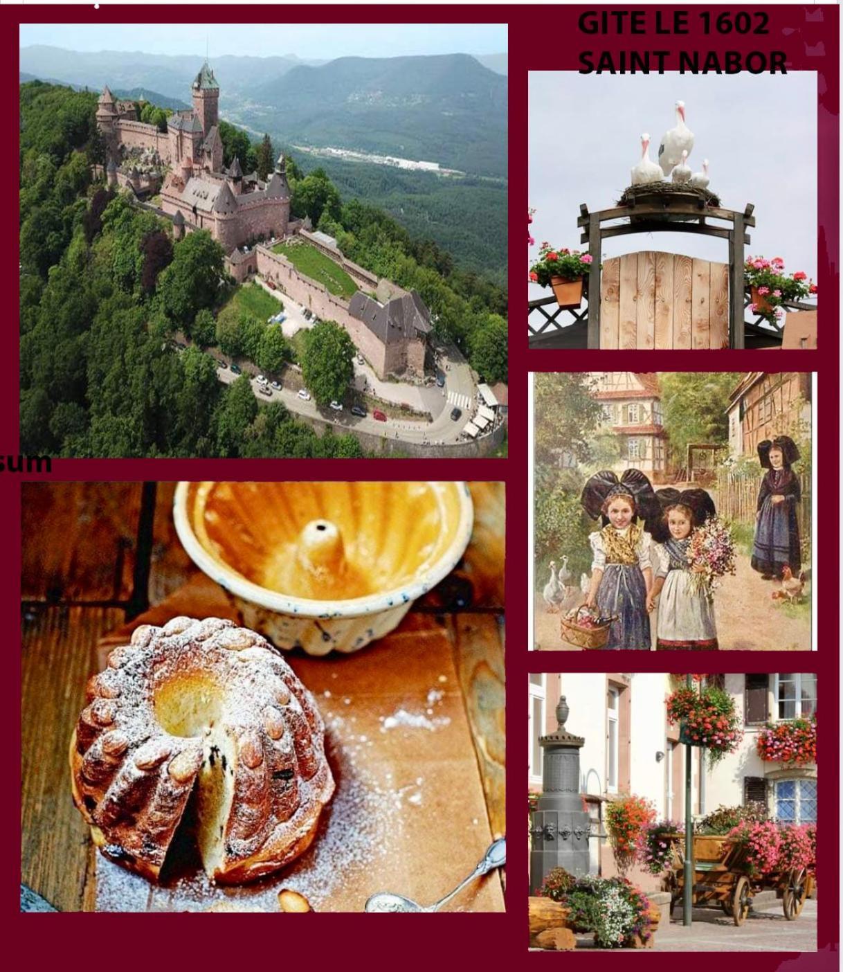 Gite Le 1602 Saint-Nabor 외부 사진